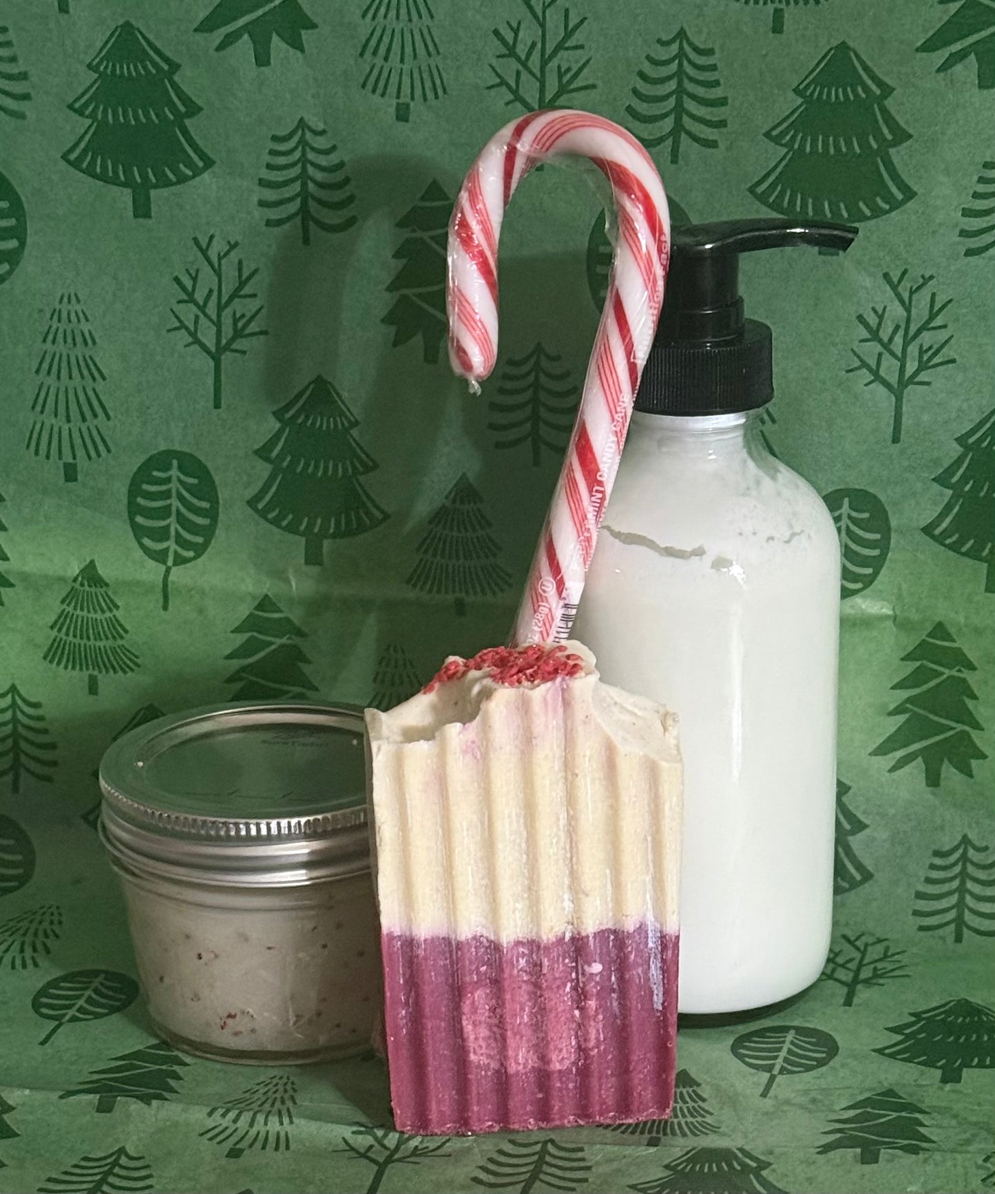 Candy Cane Goats Milk Soap